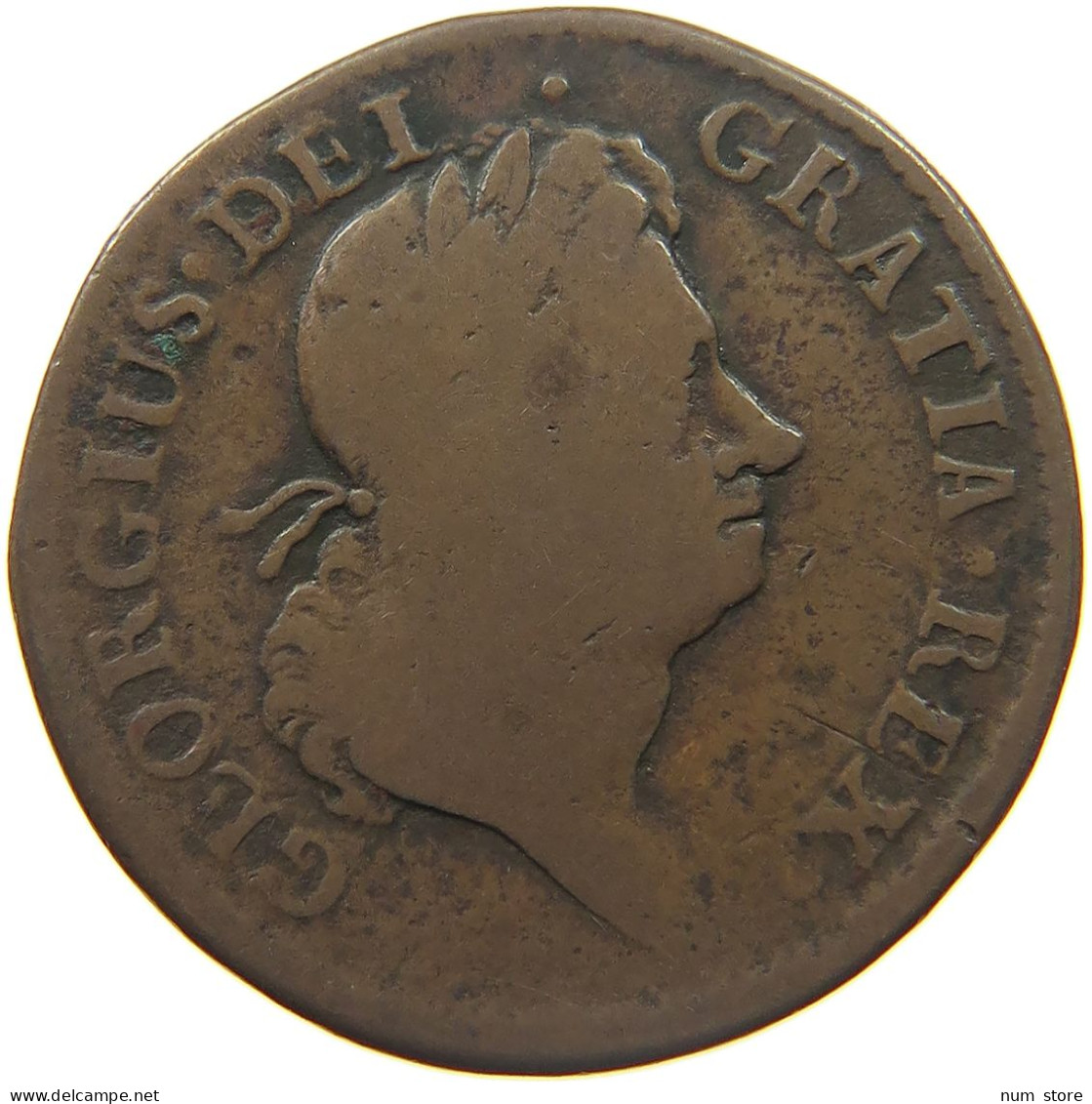 IRELAND 1/2 PENNY 1723 GEORGE I. (1714-1727) #MA 025007 - Irland