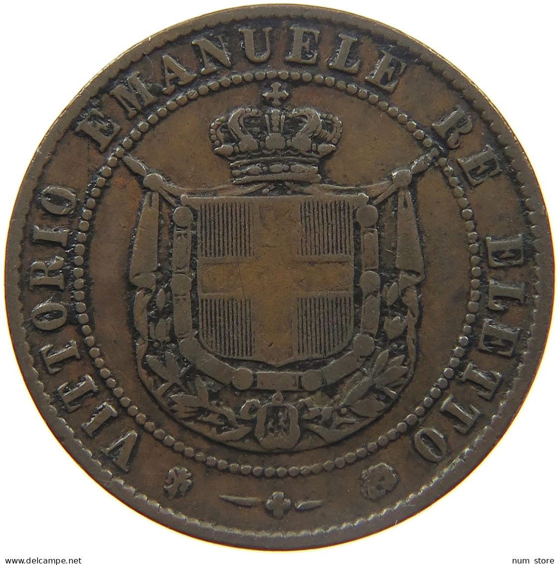 ITALY TOSCANA 5 CENTESIMI 1859 VITTORIO EMANUELE #MA 024514 - Tuscan