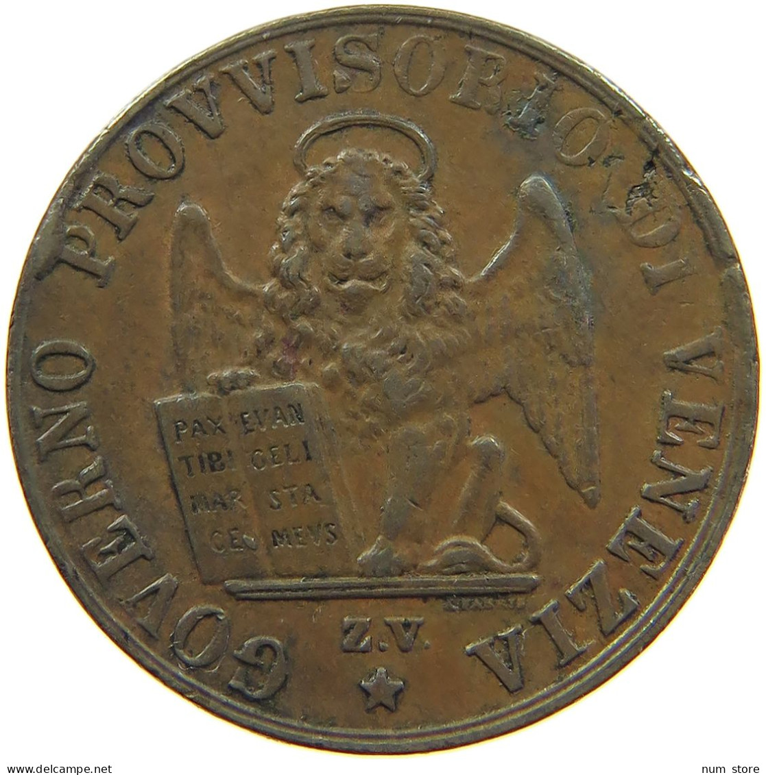 ITALY STATES VENICE VENEZIA 5 CENTESIMI 1849 FRANZ JOSEPH I. 1848-1916 #MA 065088 - Venedig