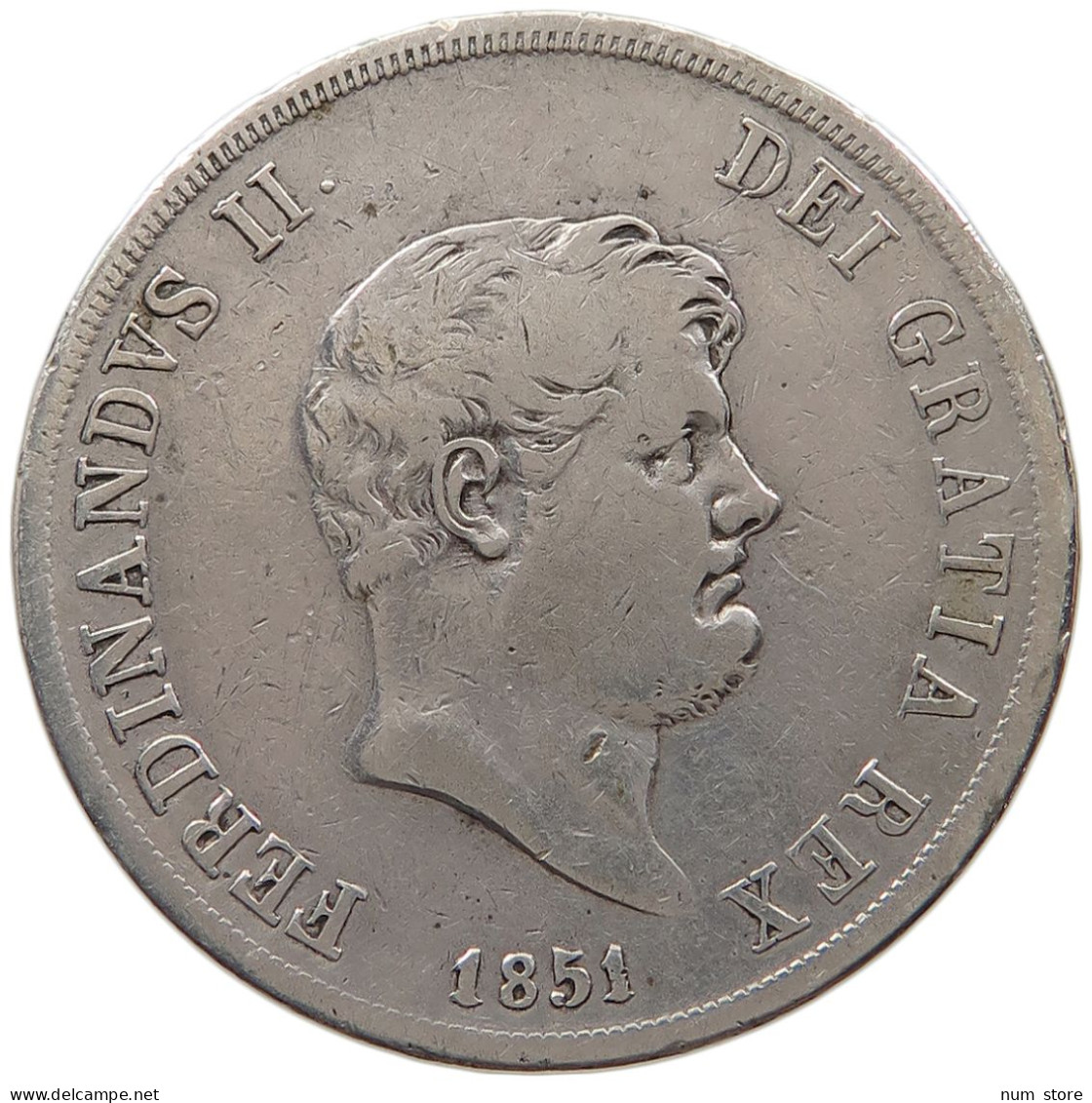 ITALY STATES TWO SICILIES 120 GRANA 1851 FERDINAND II. (1830-1859) #MA 059578 - Dos Siciles