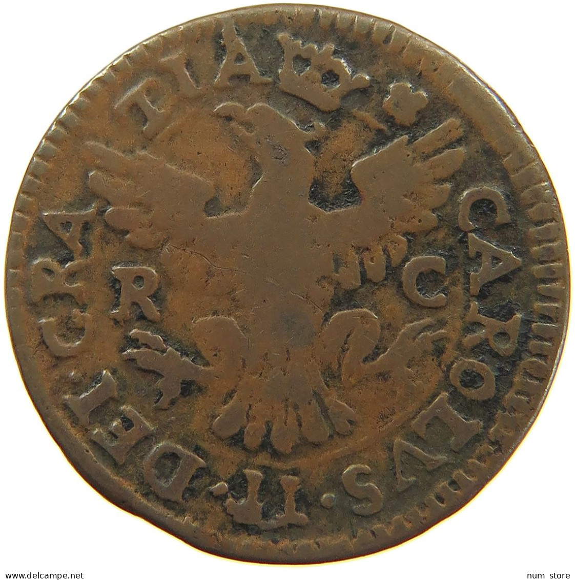 ITALY STATES SICILY GRANO 18161817 CARLOS II., 1665-1700 #MA 103820 - Sicile