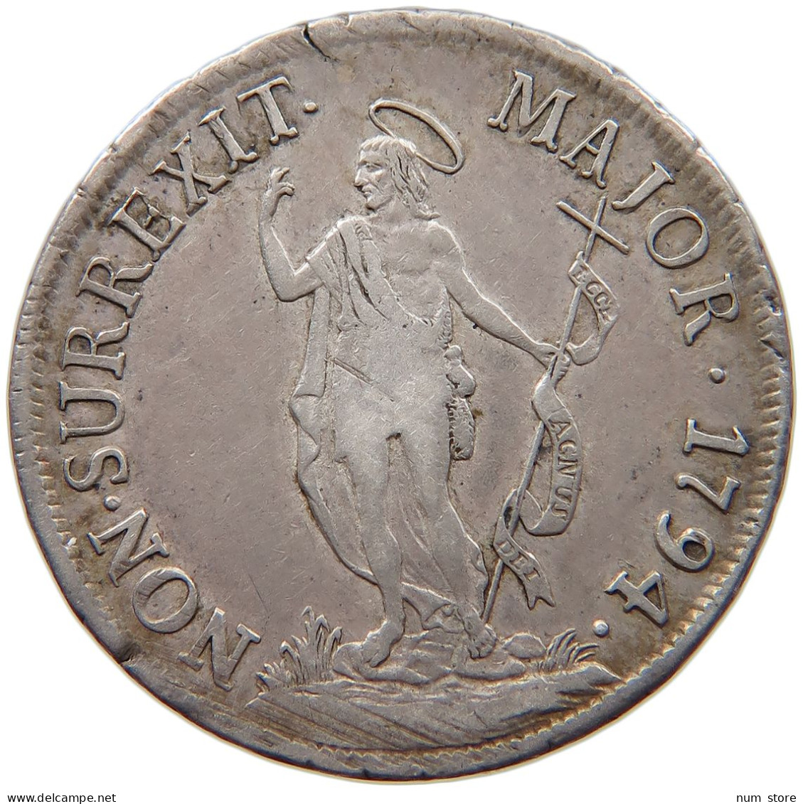 ITALY STATES GENOA 2 LIRE 1794  #MA 059656 - Genen