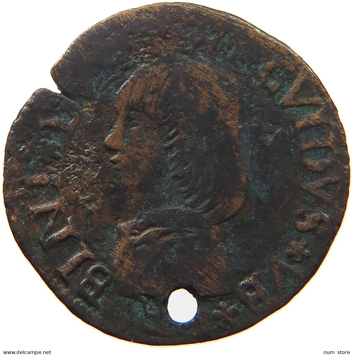 ITALY STATES FOSSOMBRONE QUATTRINO  GUIDOBALDO I. DA MONTEFELTRO, 1472-1508. #MA 100800 - Other & Unclassified