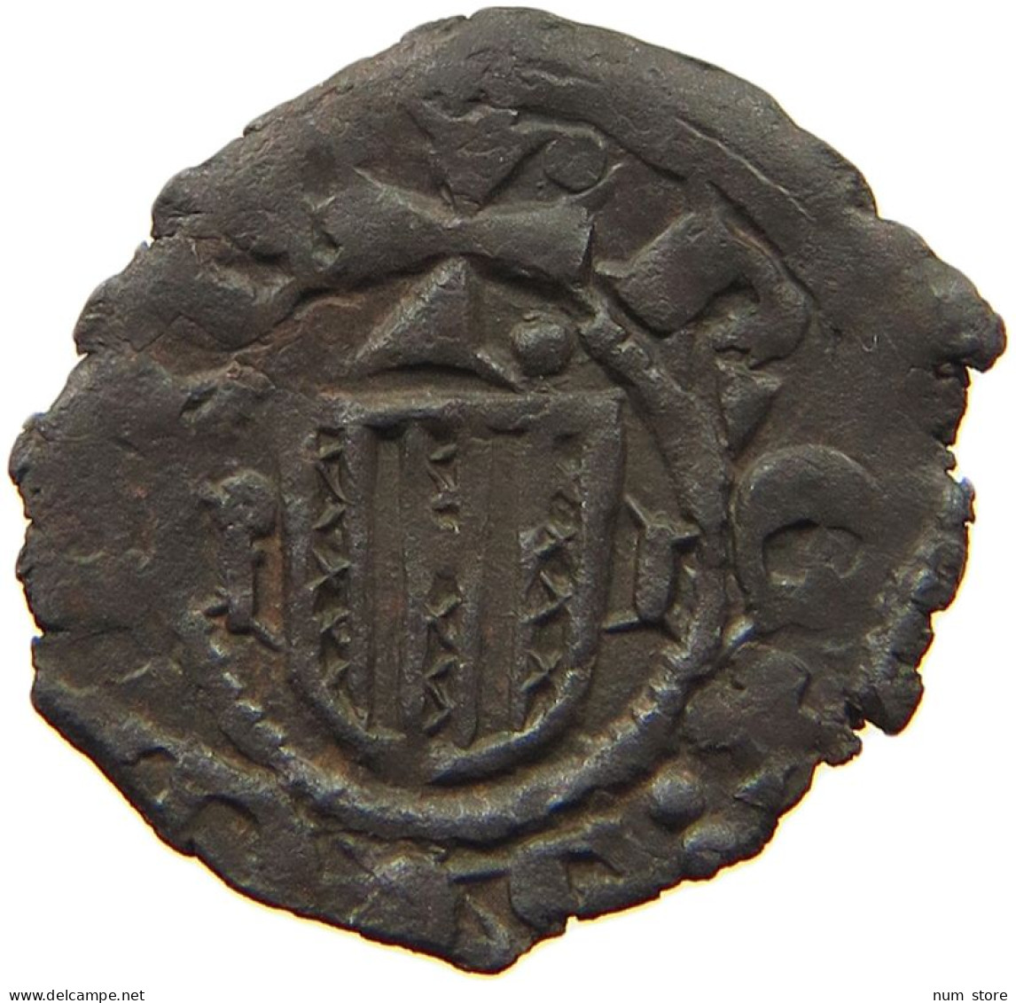 ITALY SIZILIEN DENARO 1416-1458 ALFONS VON ARAGON 1416-1458 #MA 004699 - Sicile