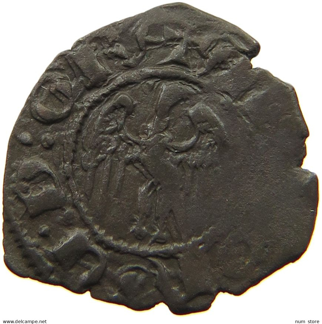 ITALY SIZILIEN DENARO 1416-1458 ALFONS VON ARAGON 1416-1458 #MA 004694 - Sicile