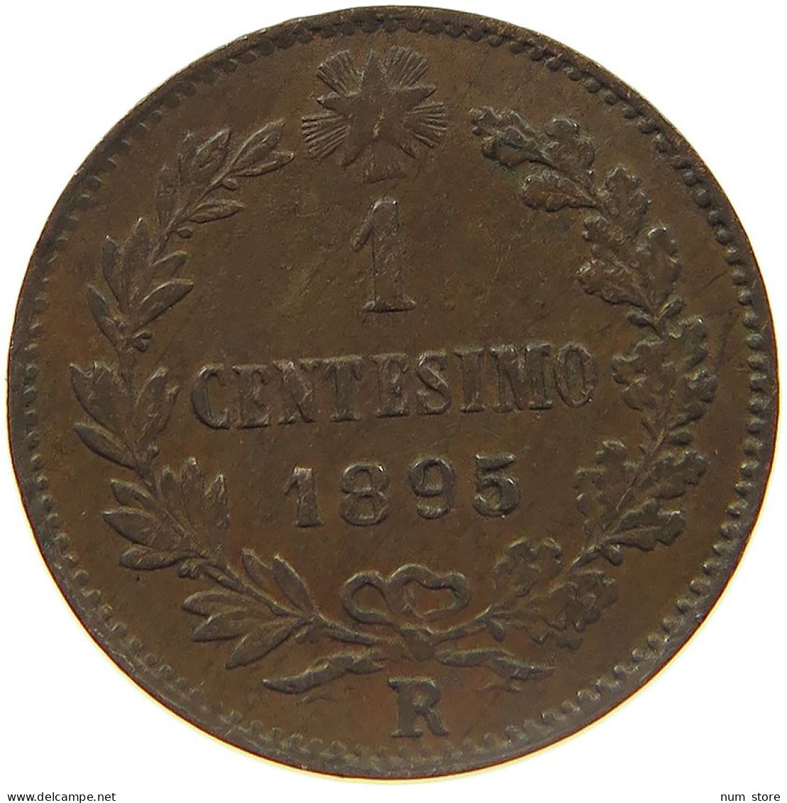 ITALY SARDINIA CENTESIMO 1895 R UMBERTO I. 1878-1900 #MA 024522 - 1878-1900 : Umberto I.