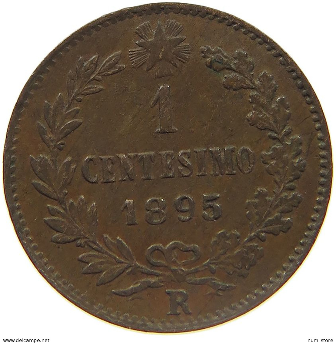 ITALY SARDINIA CENTESIMO 1895 R UMBERTO I. 1878-1900 #MA 024522 - 1878-1900 : Umberto I