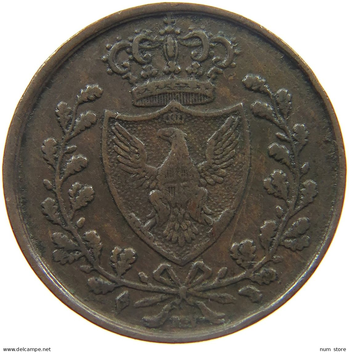 ITALY SARDINIA 3 CENTESIMI 1826 CARLO FELICE 1821-1831 #MA 024516 - Italian Piedmont-Sardinia-Savoie