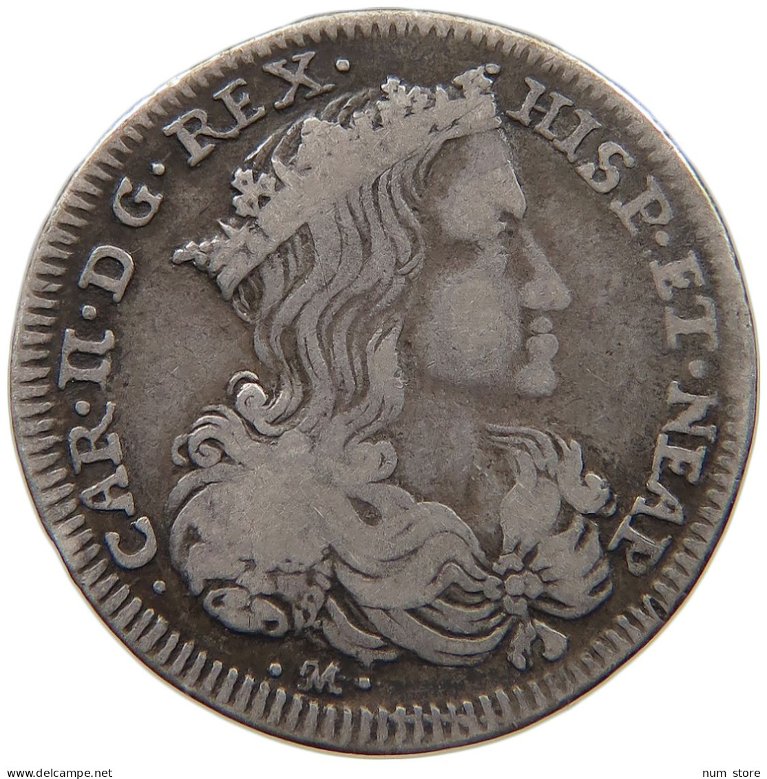 ITALY NAPLES 20 GRANA 1698 CARLO II. DI SPAGNA 1665-1700. #MA 024267 - Neapel & Sizilien