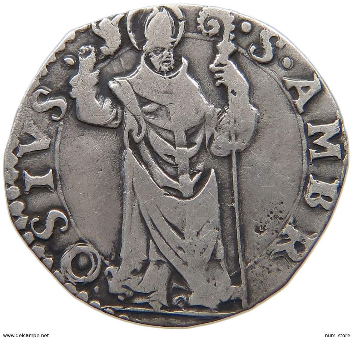 ITALY MILANO 8 SOLDI 1535-1554 CARLO I DI SPAGNA (CARLO V, SACRO ROMANO IMPERO). 1535-1554 #MA 024638 - Other & Unclassified