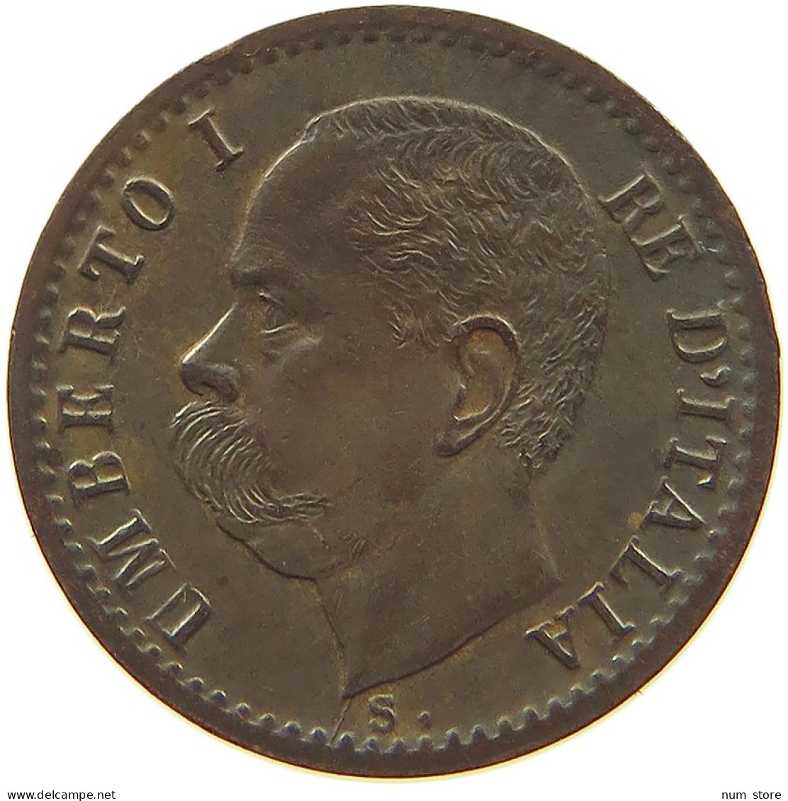 ITALY CENTESIMO 1895 R UMBERTO I. 1878-1900 #MA 022768 - 1878-1900 : Umberto I