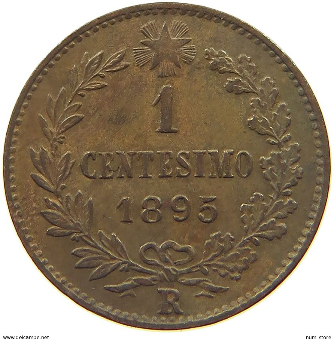 ITALY CENTESIMO 1895 R UMBERTO I. 1878-1900 #MA 022768 - 1878-1900 : Umberto I