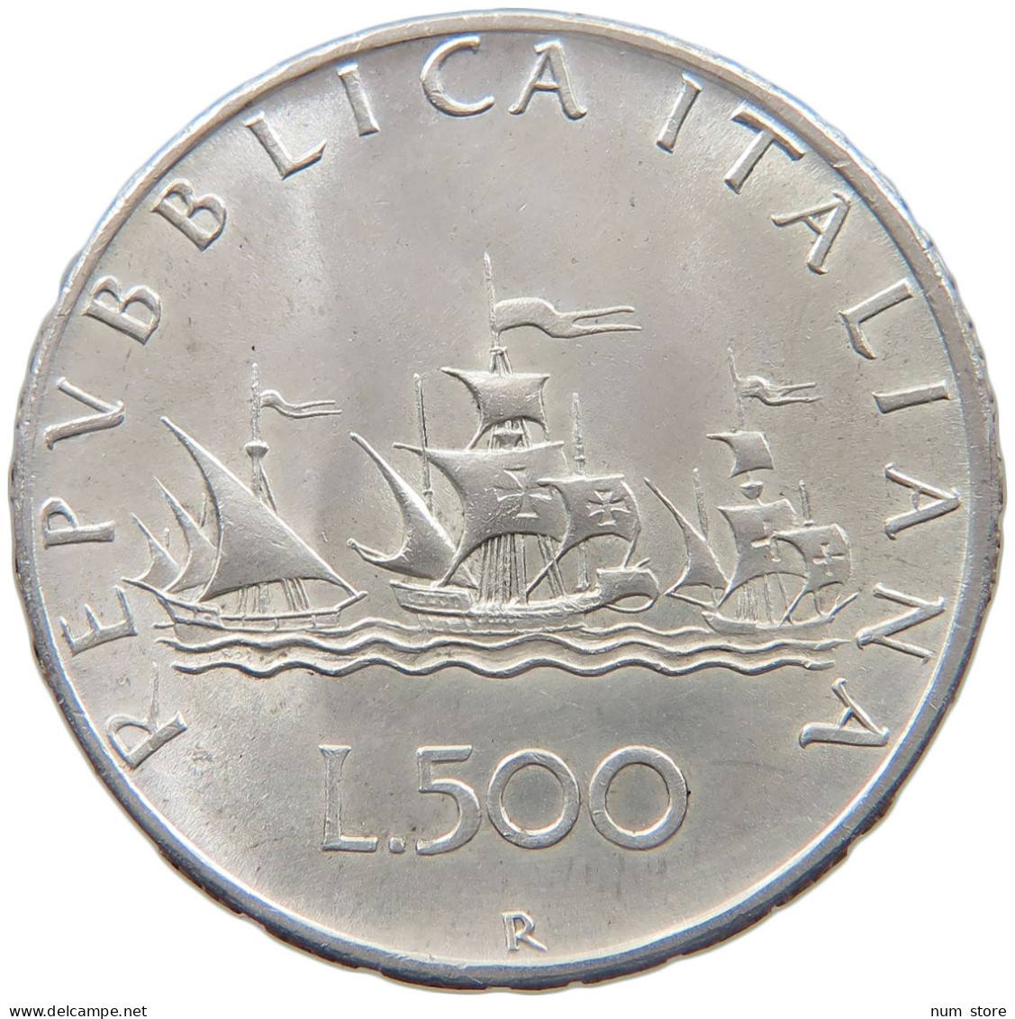 ITALY 500 LIRE 1966  #MA 024491 - 500 Liras