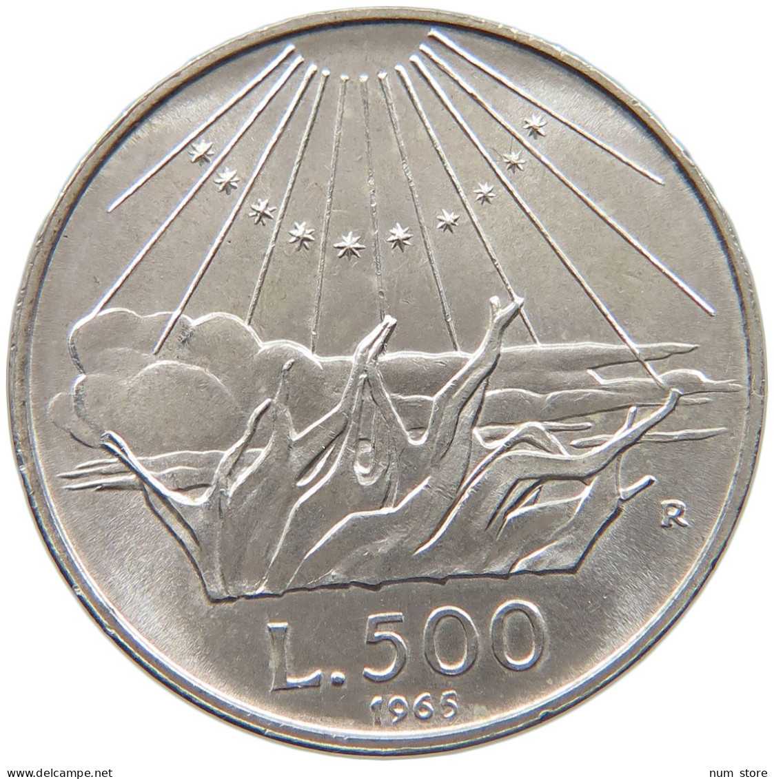 ITALY 500 LIRE 1965  #MA 024494 - 500 Lire