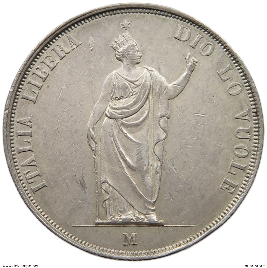 ITALY 5 LIRE 1848 MAILAND, MILAN #MA 008327 - Altri & Non Classificati