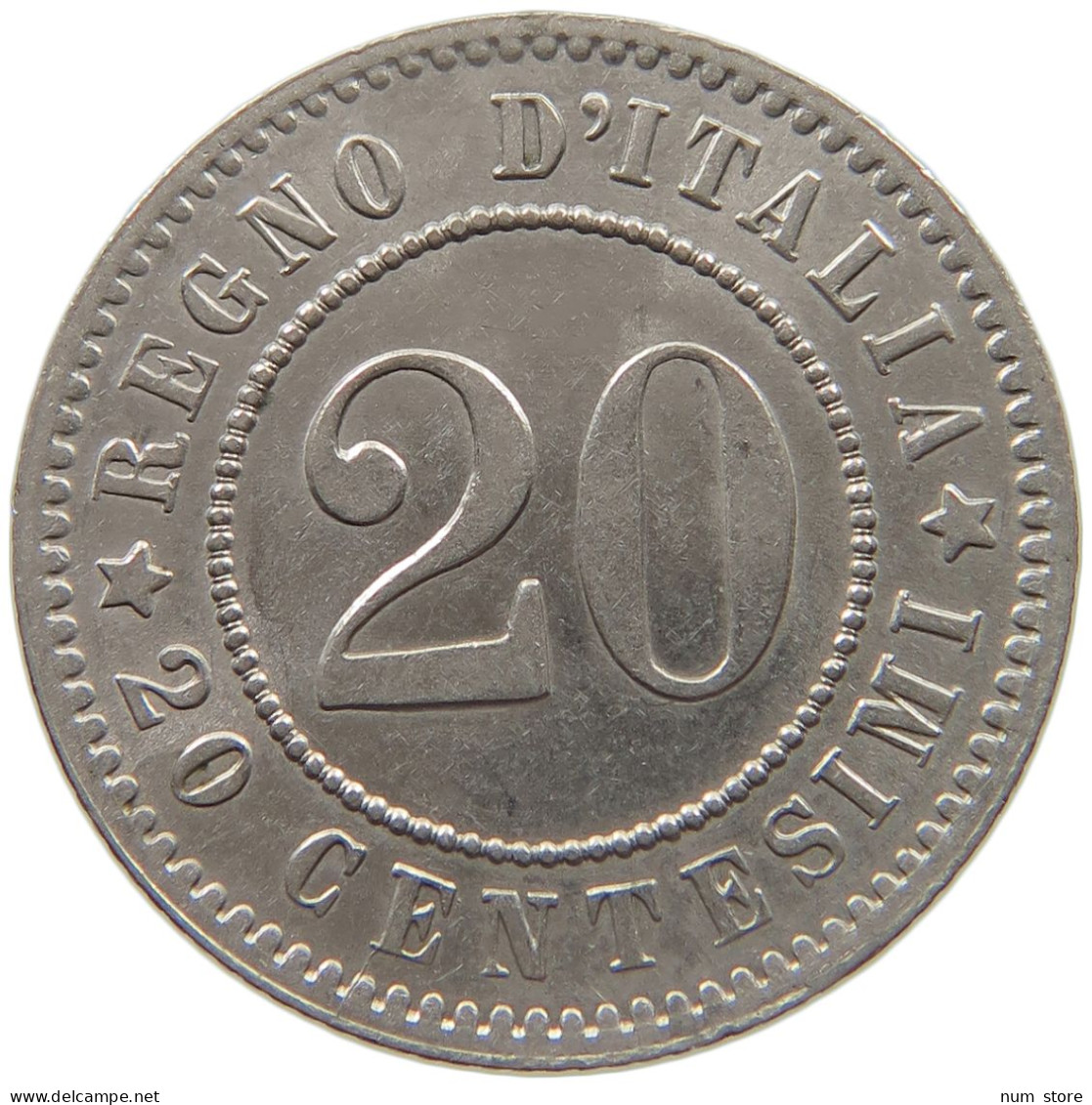 ITALY 20 CENTESIMI 1894 UMBERTO I. 1878-1900 #MA 024511 - 1878-1900 : Umberto I.