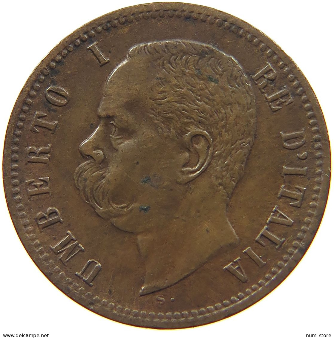 ITALY 2 CENTESIMI 1897 R UMBERTO I. 1878-1900 #MA 022591 - 1878-1900 : Umberto I.