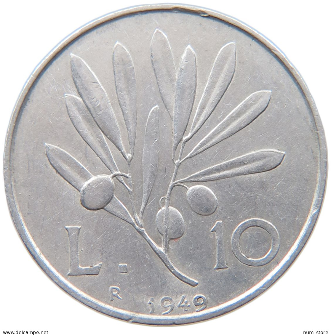 ITALY 10 LIRE 1949  #MA 062928 - 10 Lire