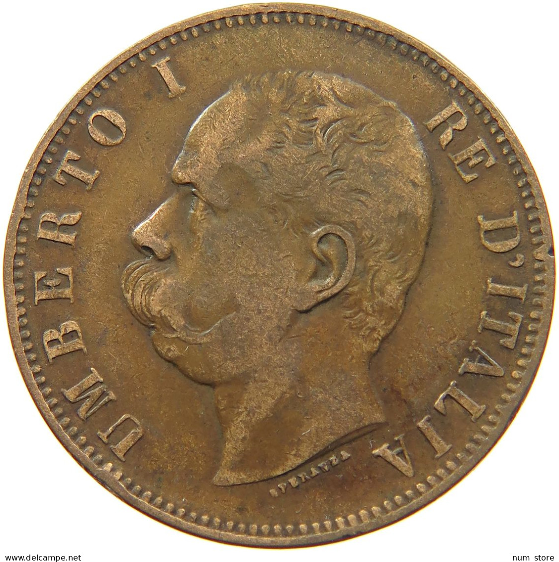 ITALY 10 CENTESIMI 1893 R UMBERTO I. 1878-1900 #MA 101868 - 1878-1900 : Umberto I