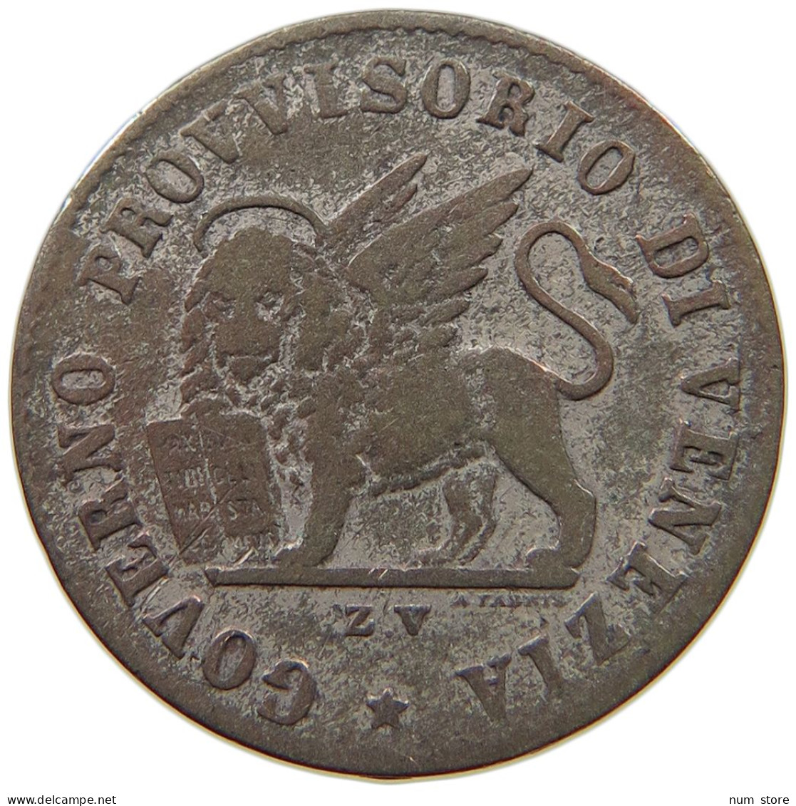 ITALY - VENEDIG 15 CENTESIMI 1848 FRANZ II. (I.) 1792-1835. #MA 003117 - Venedig