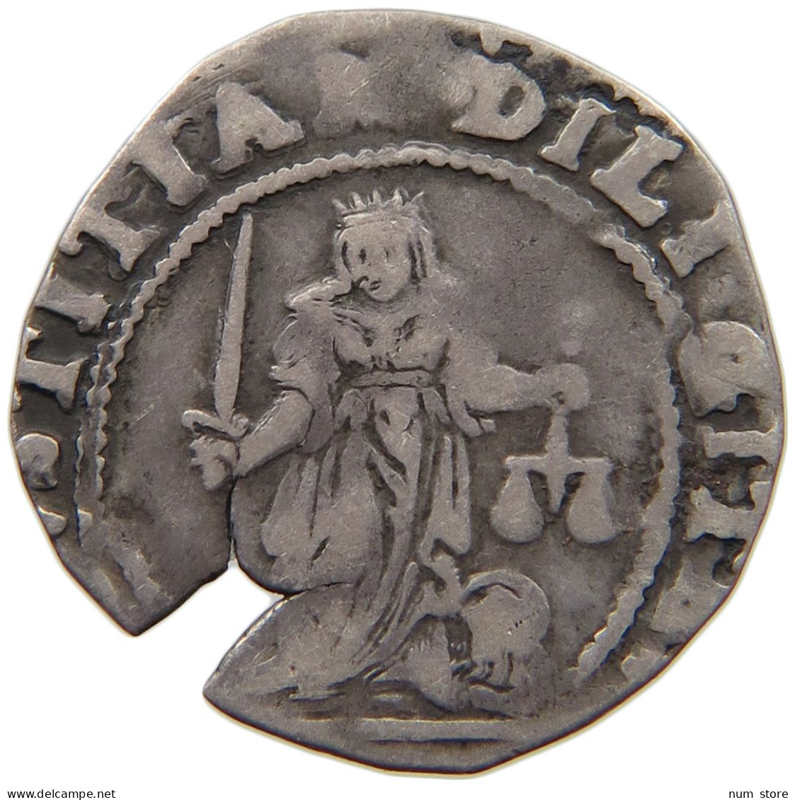 ITALY - VENEDIG LIRETTA O.J. ALVISE MOCENIGO II. 1700-1709 #MA 003904 - Venedig