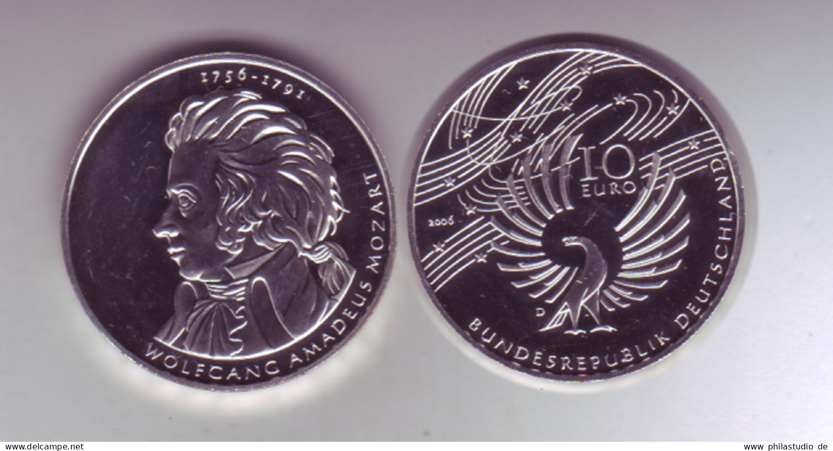 Silbermünze 10 Euro Stempelglanz 2006 Wolfgang Amadeus  Mozart - Andere - Europa