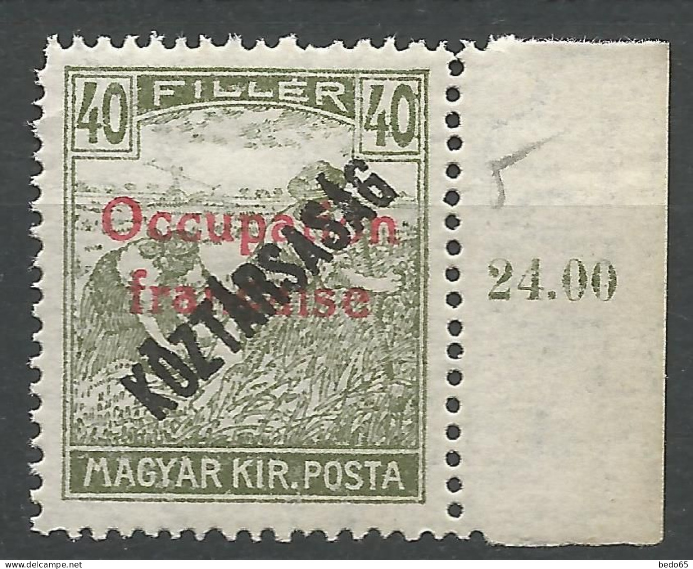 HONGRIE ( ARAD )  N° 34 NEUF**  SANS CHARNIERE / Hingeless / MNH - Unused Stamps