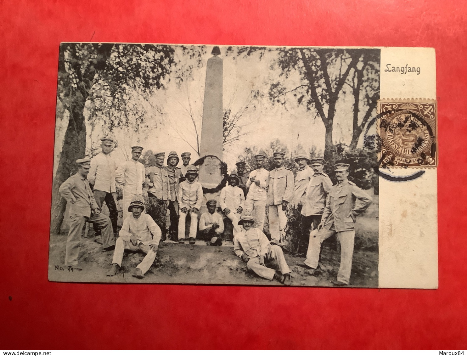 Chine Carte  Langfang Cachet Philatelique  1908 - Chine