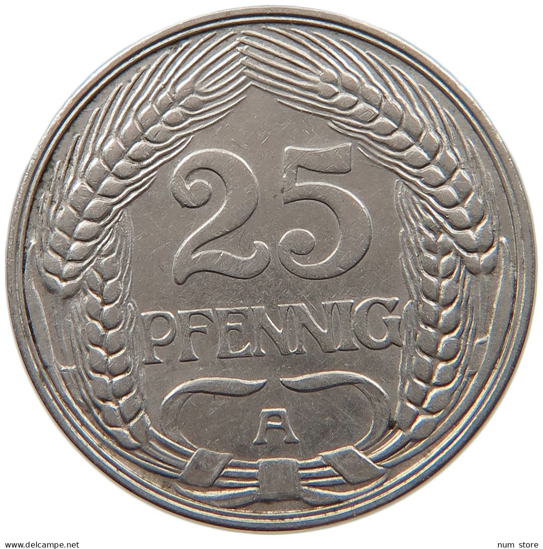 KAISERREICH 25 PFENNIG 1912 A  #MA 099654 - 25 Pfennig