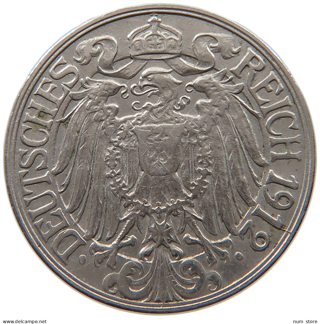 KAISERREICH 25 PFENNIG 1912 F  #MA 099439 - 25 Pfennig