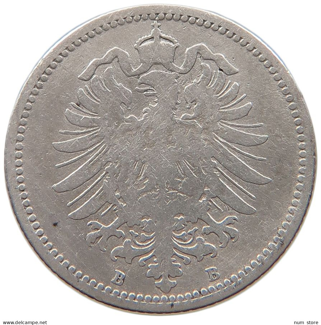 KAISERREICH 20 PFENNIG 1876 B  #MA 105172 - 20 Pfennig