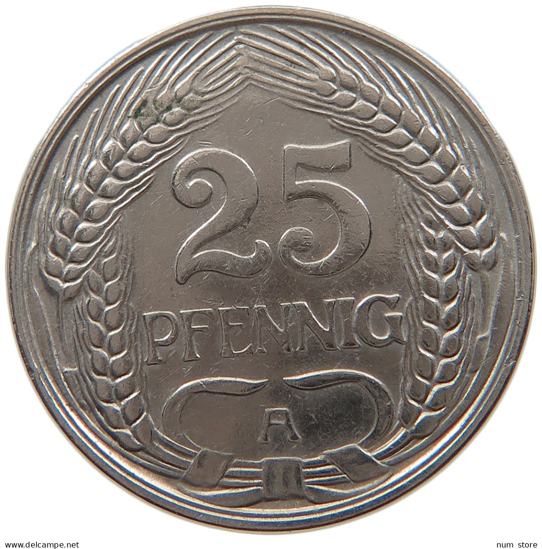 KAISERREICH 25 PFENNIG 1910 A  #MA 099445 - 25 Pfennig