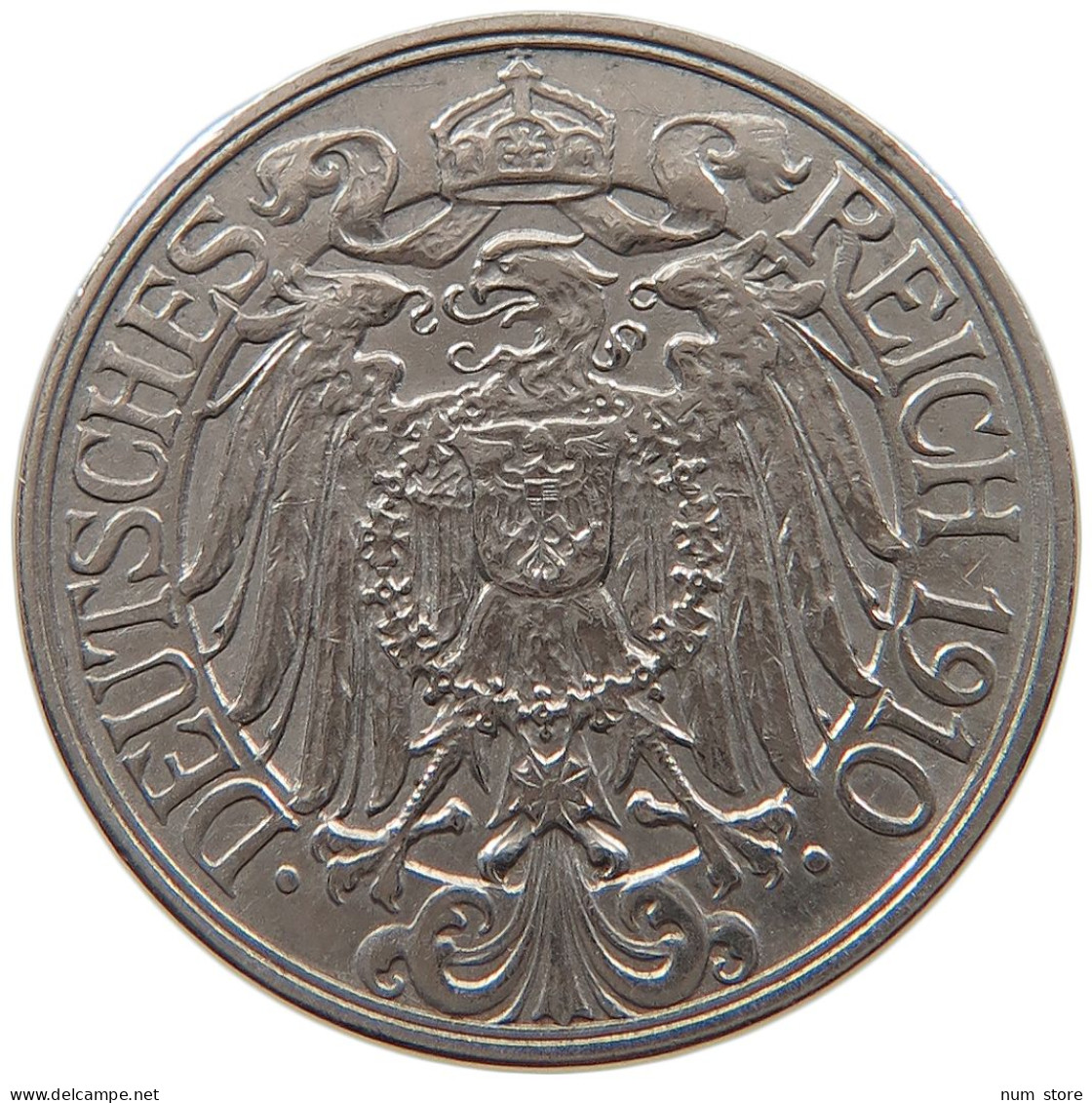 KAISERREICH 25 PFENNIG 1910 A  #MA 099445 - 25 Pfennig