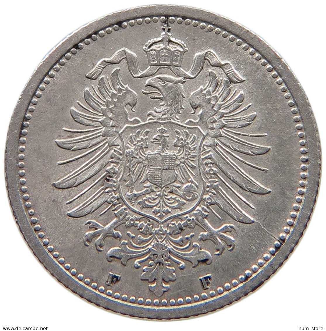 KAISERREICH 20 PFENNIG 1876 F  #MA 021187 - 20 Pfennig