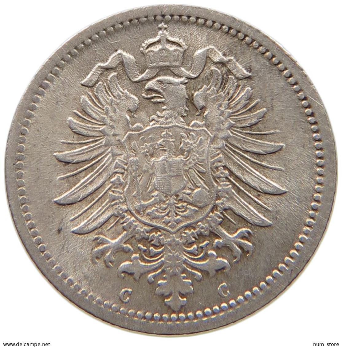 KAISERREICH 20 PFENNIG 1875 C  #MA 006809 - 20 Pfennig