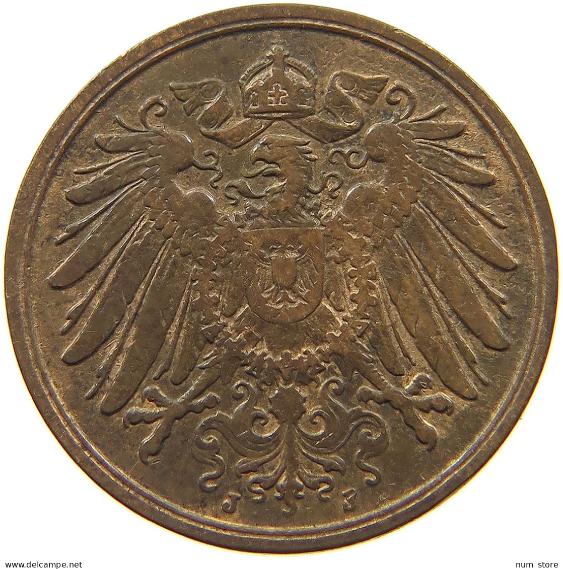 KAISERREICH 2 PFENNIG 1911 J  #MA 100065 - 2 Pfennig