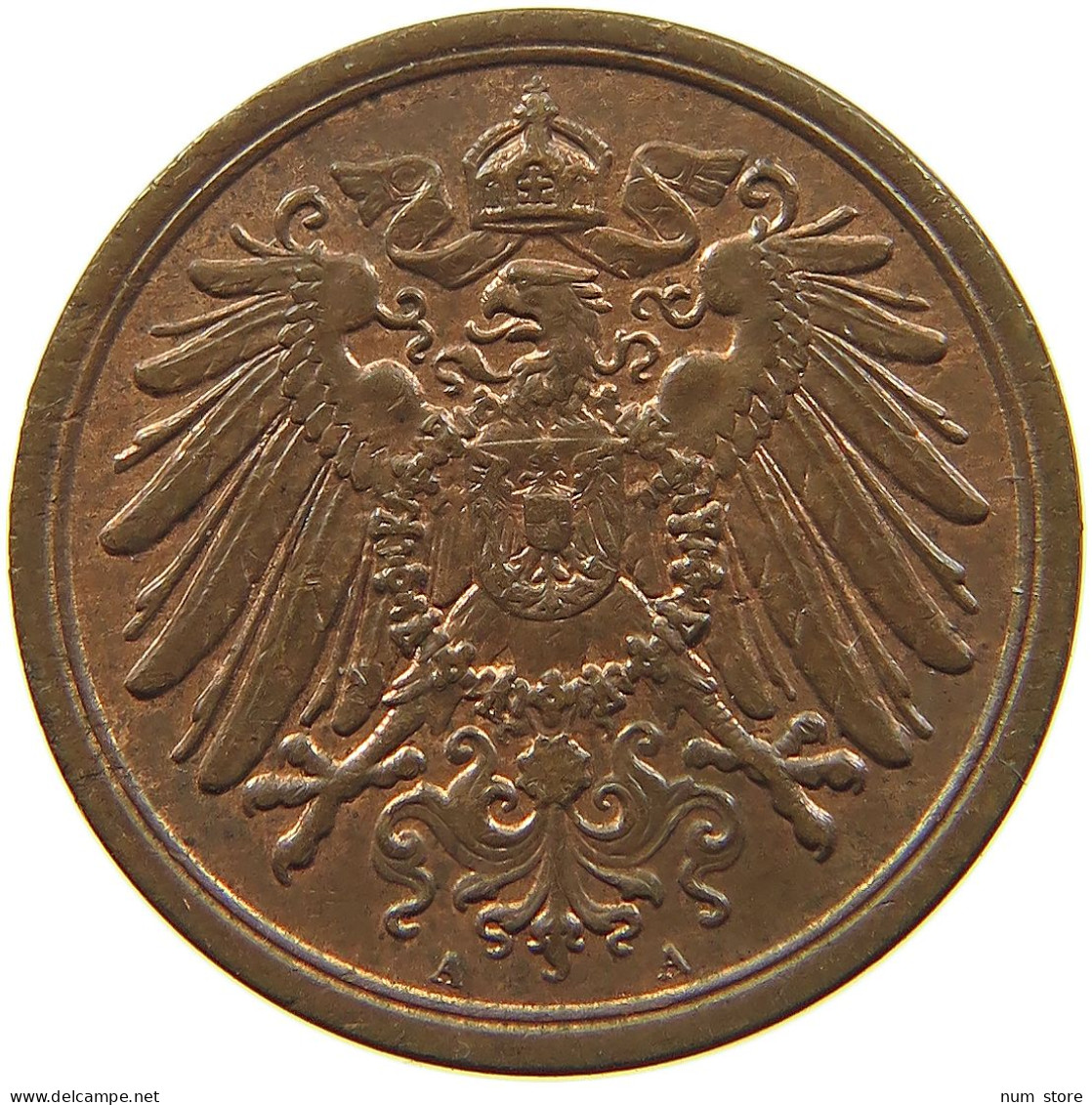 KAISERREICH 2 PFENNIG 1910 A  #MA 100062 - 2 Pfennig