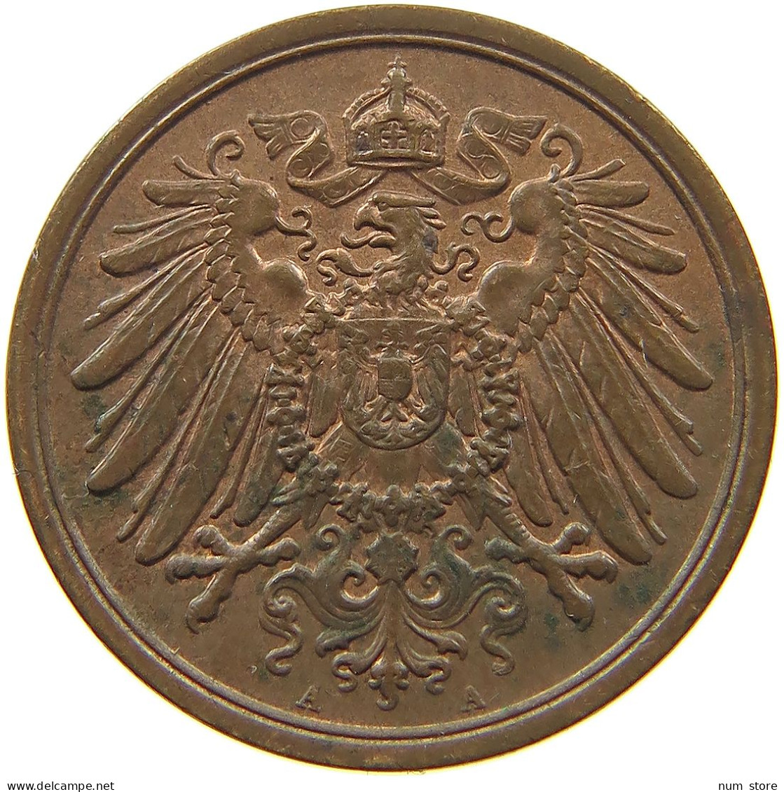 KAISERREICH 2 PFENNIG 1910 A  #MA 100064 - 2 Pfennig