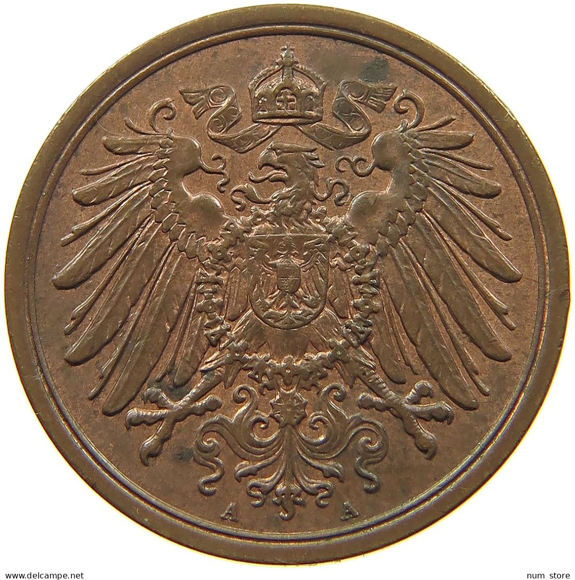 KAISERREICH 2 PFENNIG 1910 A  #MA 100059 - 2 Pfennig