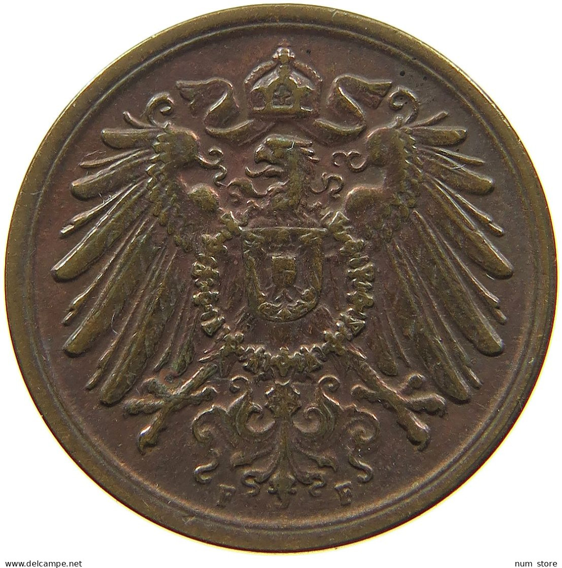 KAISERREICH 2 PFENNIG 1906 F  #MA 100056 - 2 Pfennig