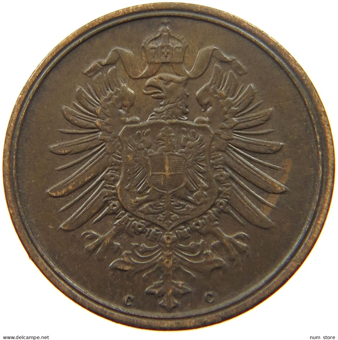 KAISERREICH 2 PFENNIG 1874 C  #MA 012000 - 2 Pfennig