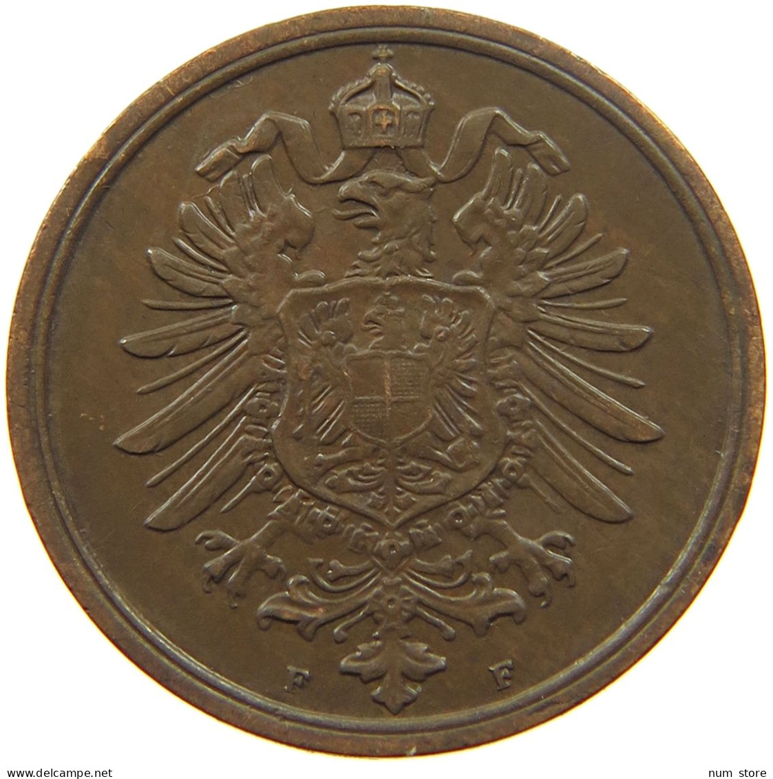 KAISERREICH 2 PFENNIG 1874 F  #MA 011999 - 2 Pfennig