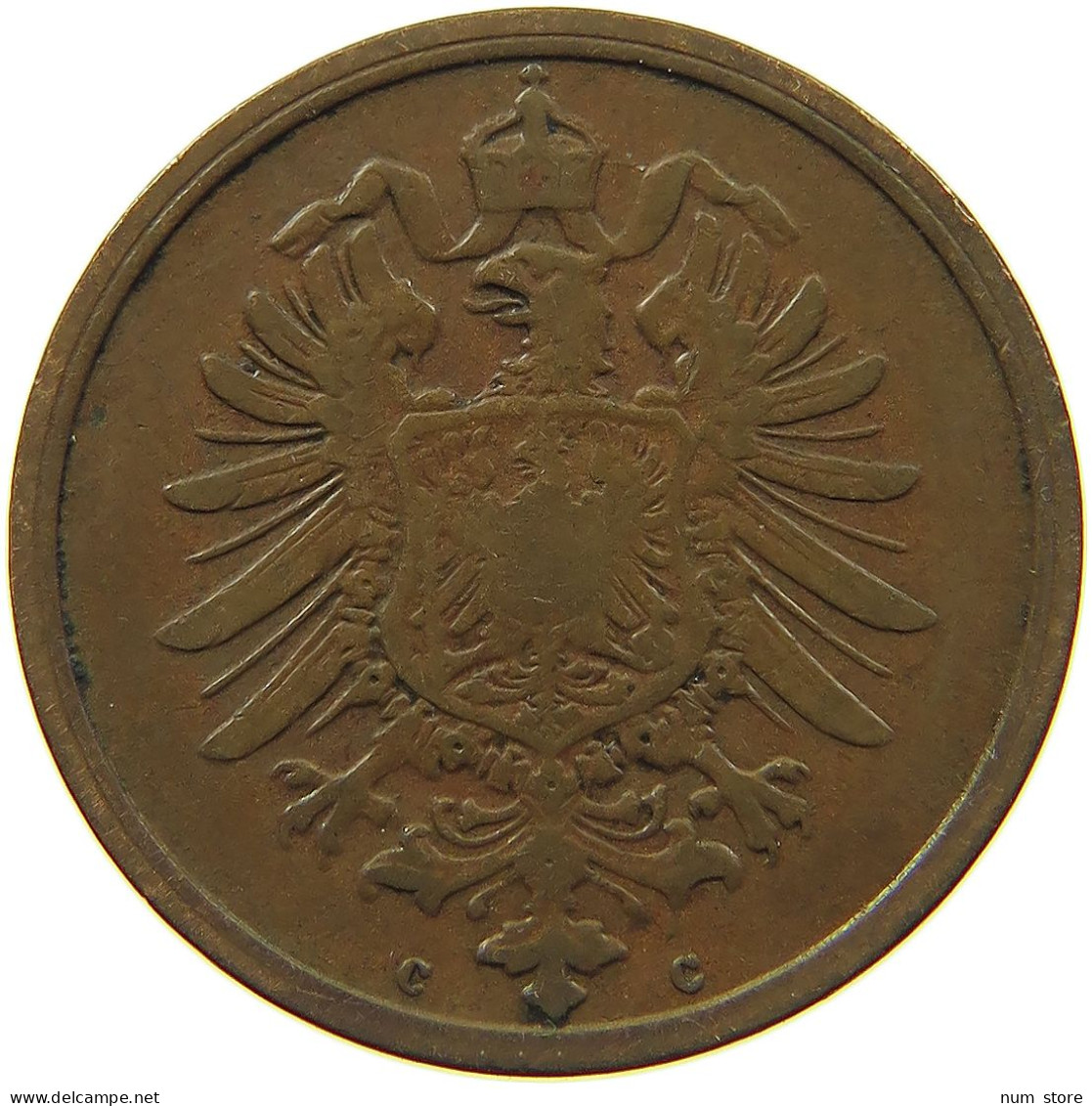 KAISERREICH 2 PFENNIG 1874 C  #MA 100060 - 2 Pfennig