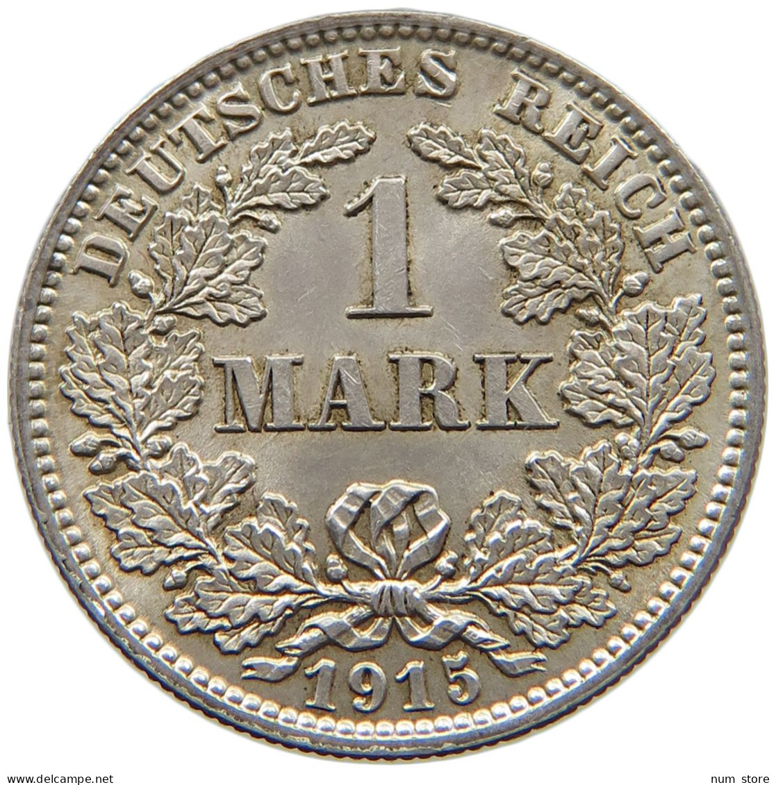 KAISERREICH 1 MARK 1915 J WILHELM II., 1888-1918 #MA 006748 - 1 Mark