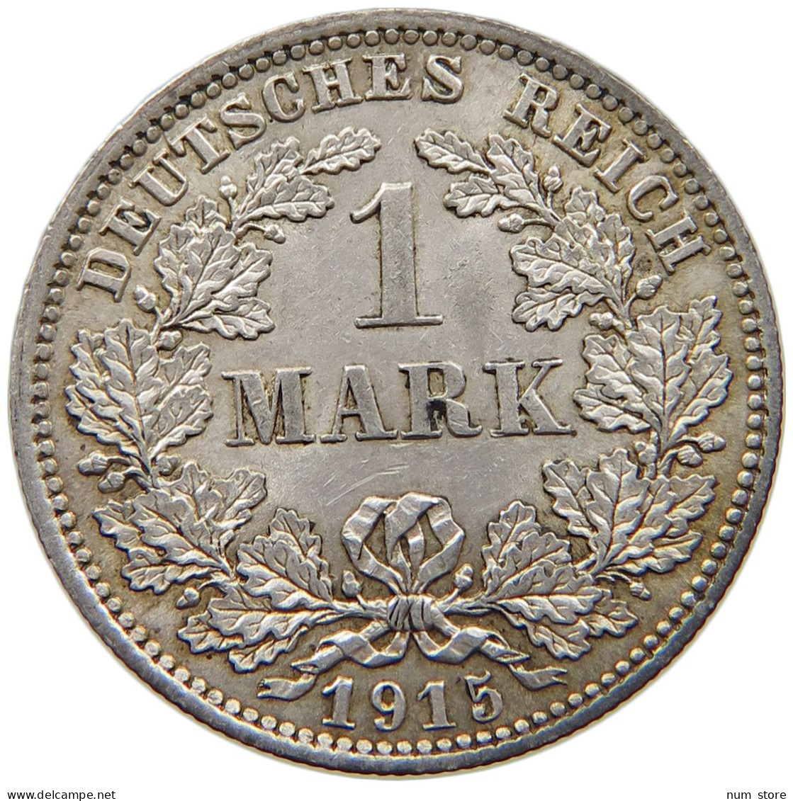 KAISERREICH 1 MARK 1915 E WILHELM II., 1888-1918 #MA 006768 - 1 Mark