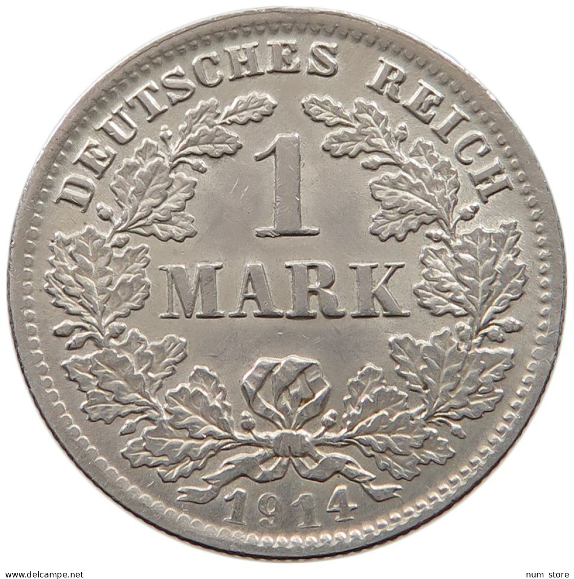 KAISERREICH 1 MARK 1914 D WILHELM II. (1888-1918) #MA 005923 - 1 Mark