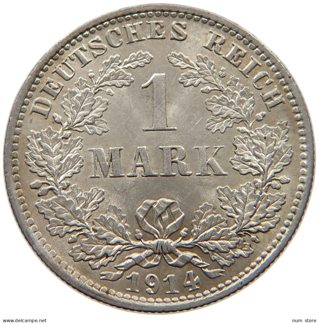 KAISERREICH 1 MARK 1914 E WILHELM II., 1888-1918 #MA 006764 - 1 Mark