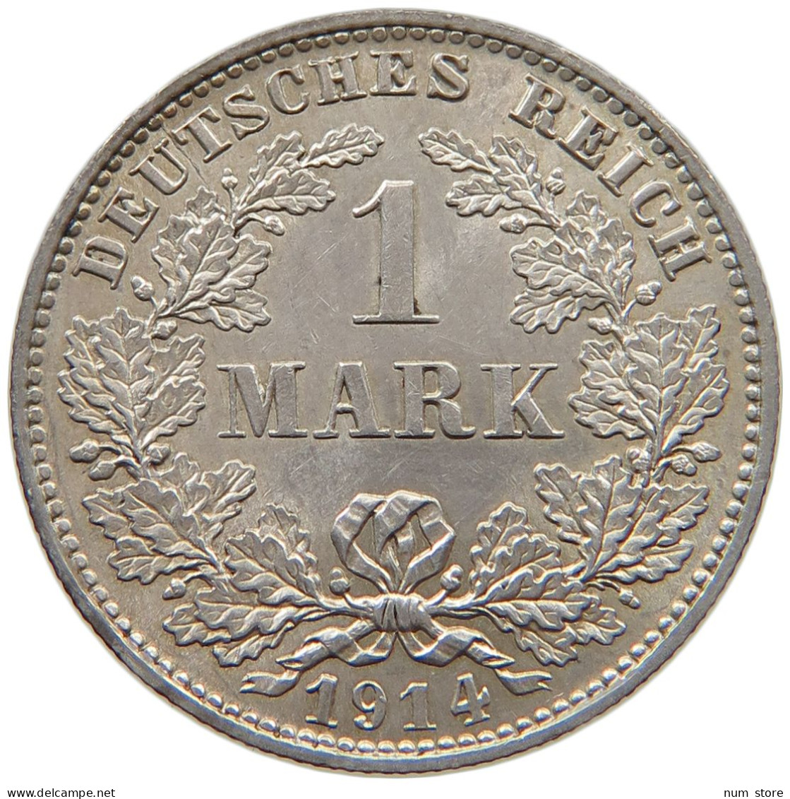 KAISERREICH 1 MARK 1914 E WILHELM II., 1888-1918 #MA 006751 - 1 Mark