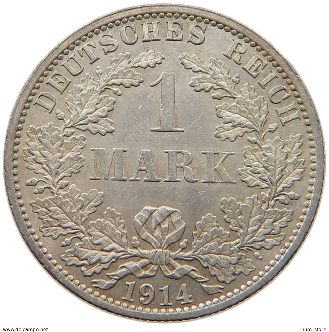 KAISERREICH 1 MARK 1914 A WILHELM II., 1888-1918 #MA 006761 - 1 Mark