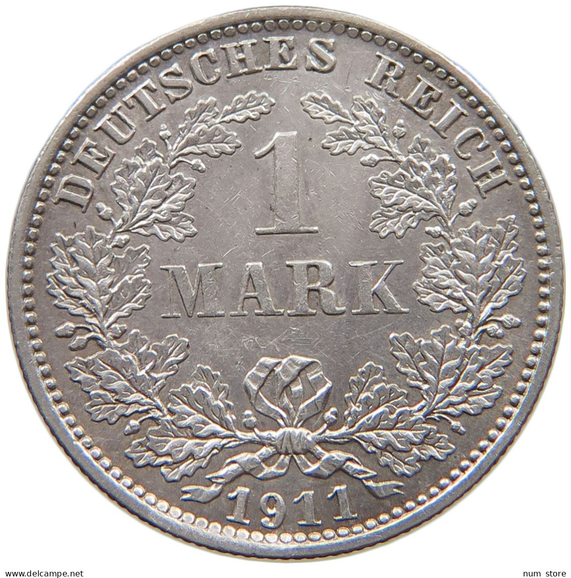 KAISERREICH 1 MARK 1911 E  #MA 005661 - 1 Mark